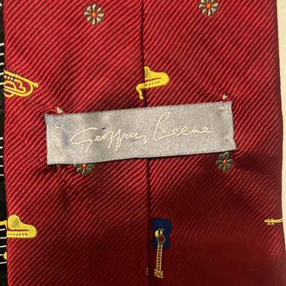 Men’s Music Lot of Ties Music Notes and Bass Instruments Music Notes and Horns - Picture 5 of 5